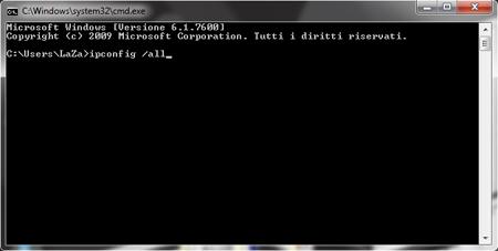 Trovare indirizzo del pc