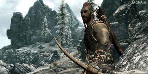 Guerriero Elfico con l'Arco Skyrim