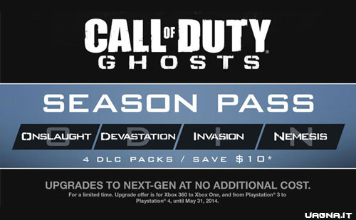 Ufficializzati i nomi dei quattro DLC di Ghosts 