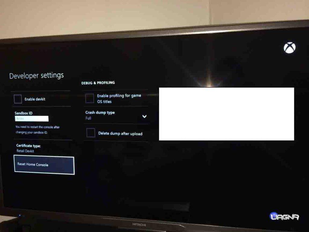 Sbloccato menù di debug su Xbox One - UAGNA