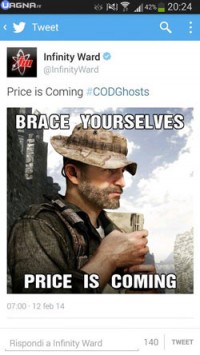 Il Capitano Price in arrivo su Call of Duty: Ghosts