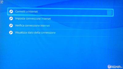 connetti a internet ps4