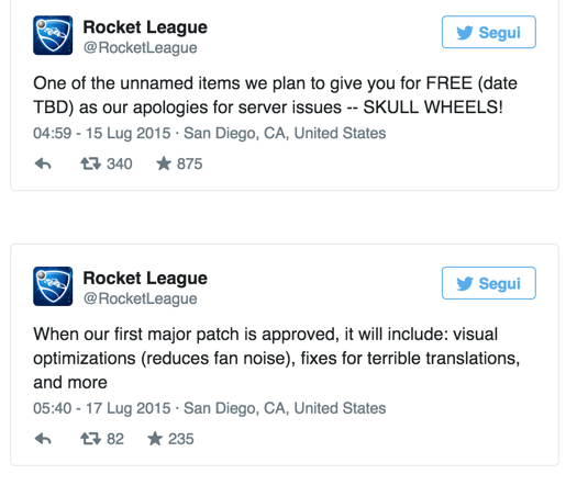Rocket league - Aggiornamento (2)