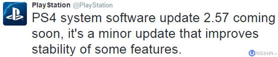 PS4 Aggiornamento Firmware 2.57