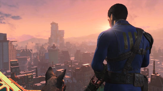 protagonista fallout 4 con cane