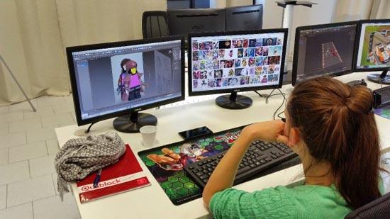 studentessa della digital bros game academy