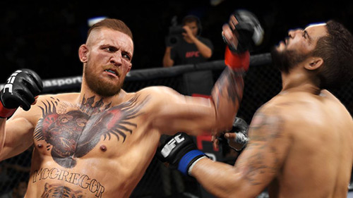 EA UFC Sports 2: McGregor copisce l'avversario con uppercut