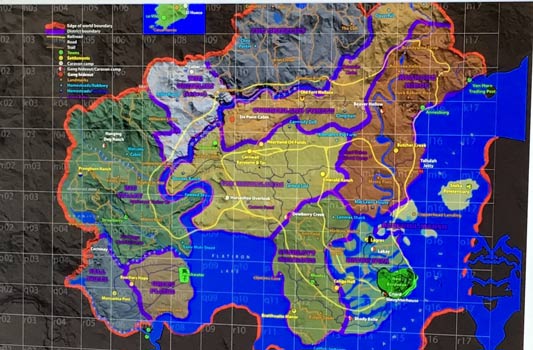 red dead redemption 2 mappa
