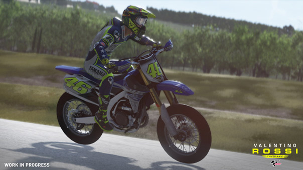 valentino rossi the game moto da cross