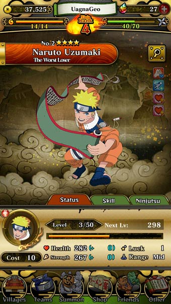 naruto ultimate ninja blazing uagna