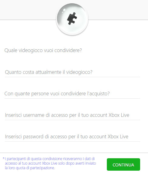 xbox one condivisione abbonamento