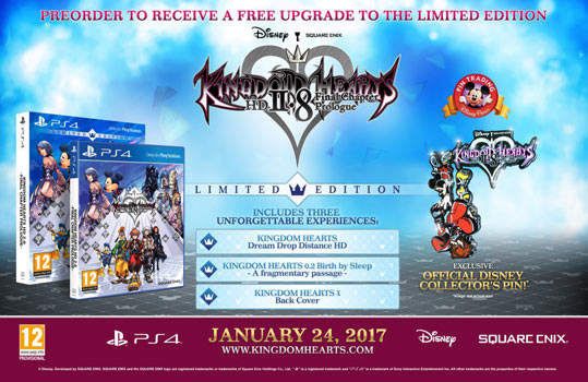 kingdom hearts 2.88 limited edition