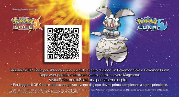 Guida Pokemon Sole E Luna Magearna Rilasciato Tramite Qr Valido Il 6 Dicembre Aggiornato Uagna