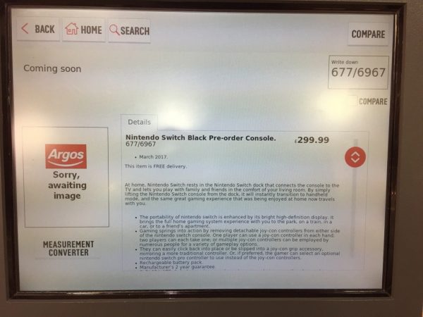 Prezzo nintendo switch