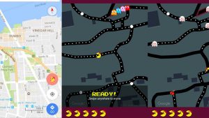Ms Pac-Man Google Maps