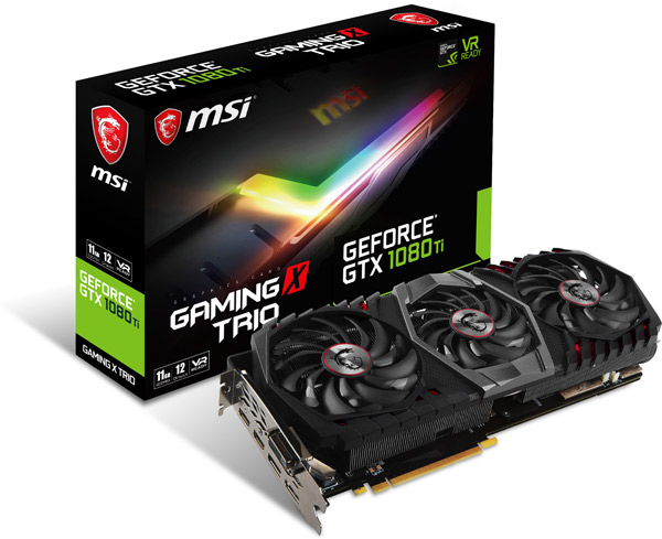 GeForce GTX 1080 Ti GAMING X TRIO