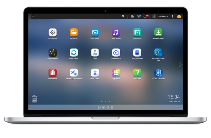 QTS QNAP NAS sistema operativo