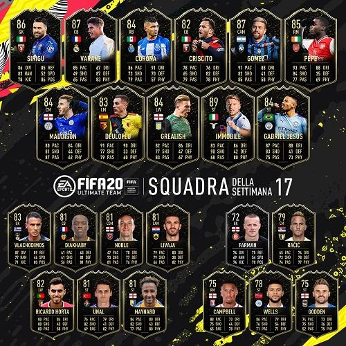 fifa 20 totw 17