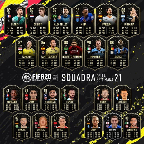 fifa 20 totw 21