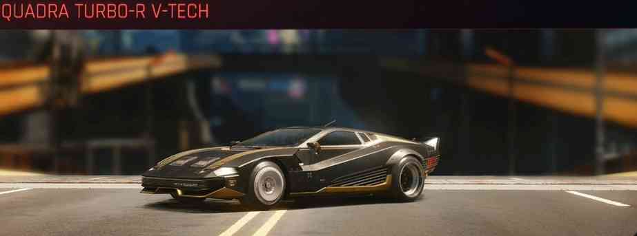 lista veicoli cyberpunk 2077