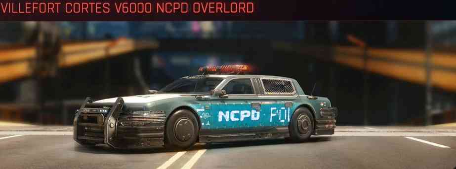 lista veicoli cyberpunk 2077