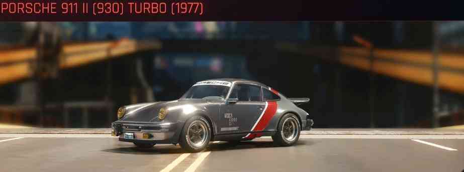 lista veicoli cyberpunk 2077
