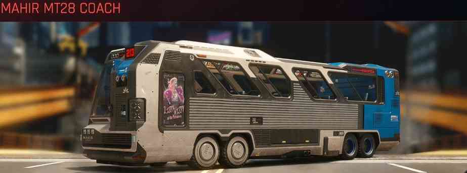 lista veicoli cyberpunk 2077