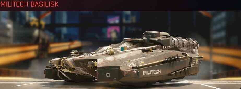 lista veicoli cyberpunk 2077