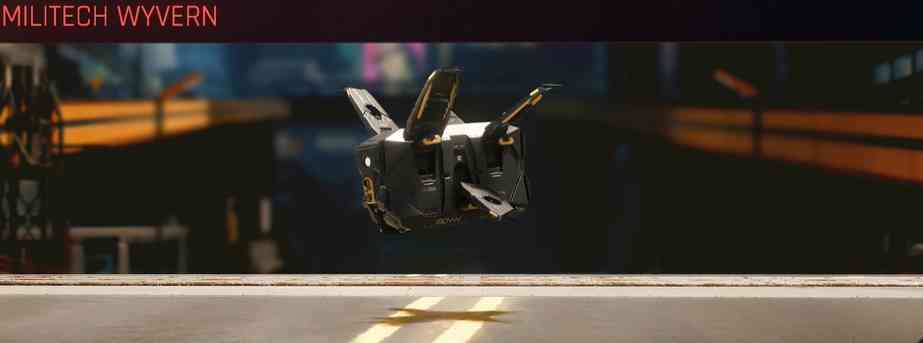lista veicoli cyberpunk 2077