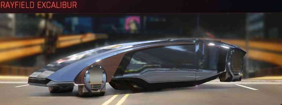lista veicoli cyberpunk 2077