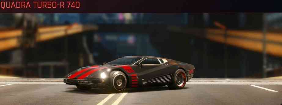 lista veicoli cyberpunk 2077