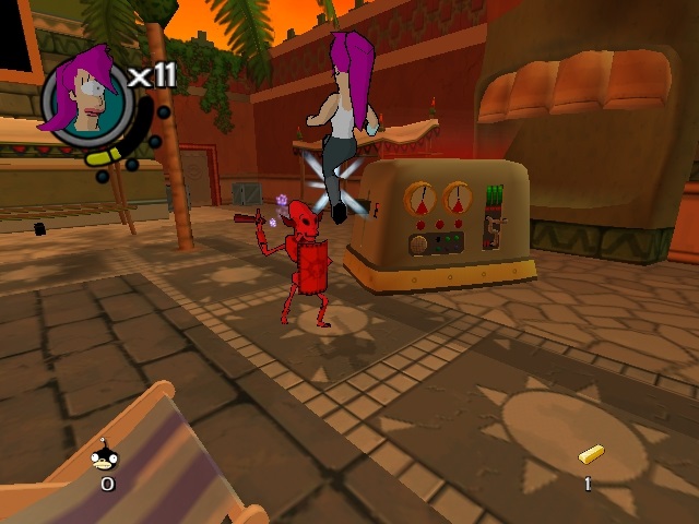 futurama videogioco gameplay