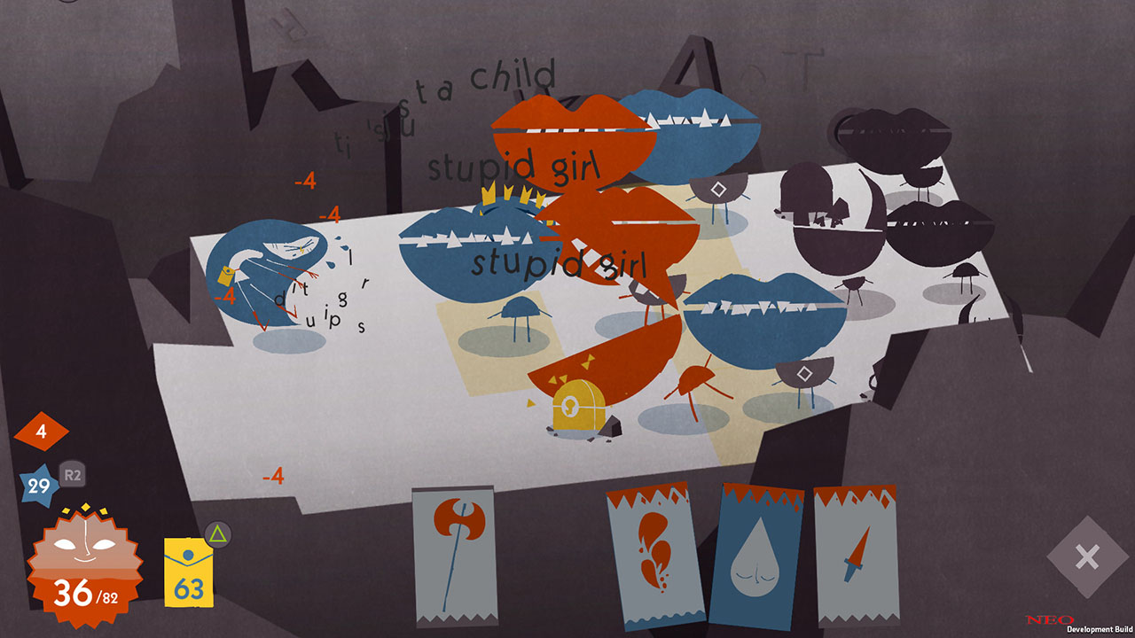 Iris and the giant, nemici