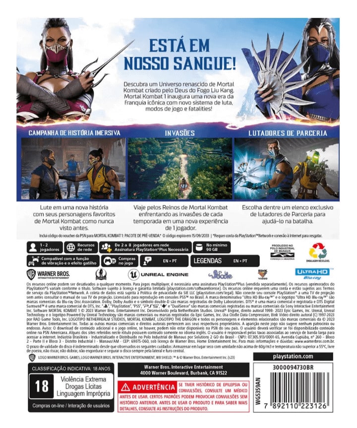 mortal Kombat 1 cover