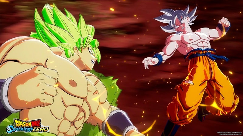 broly vs goku sparking zero
