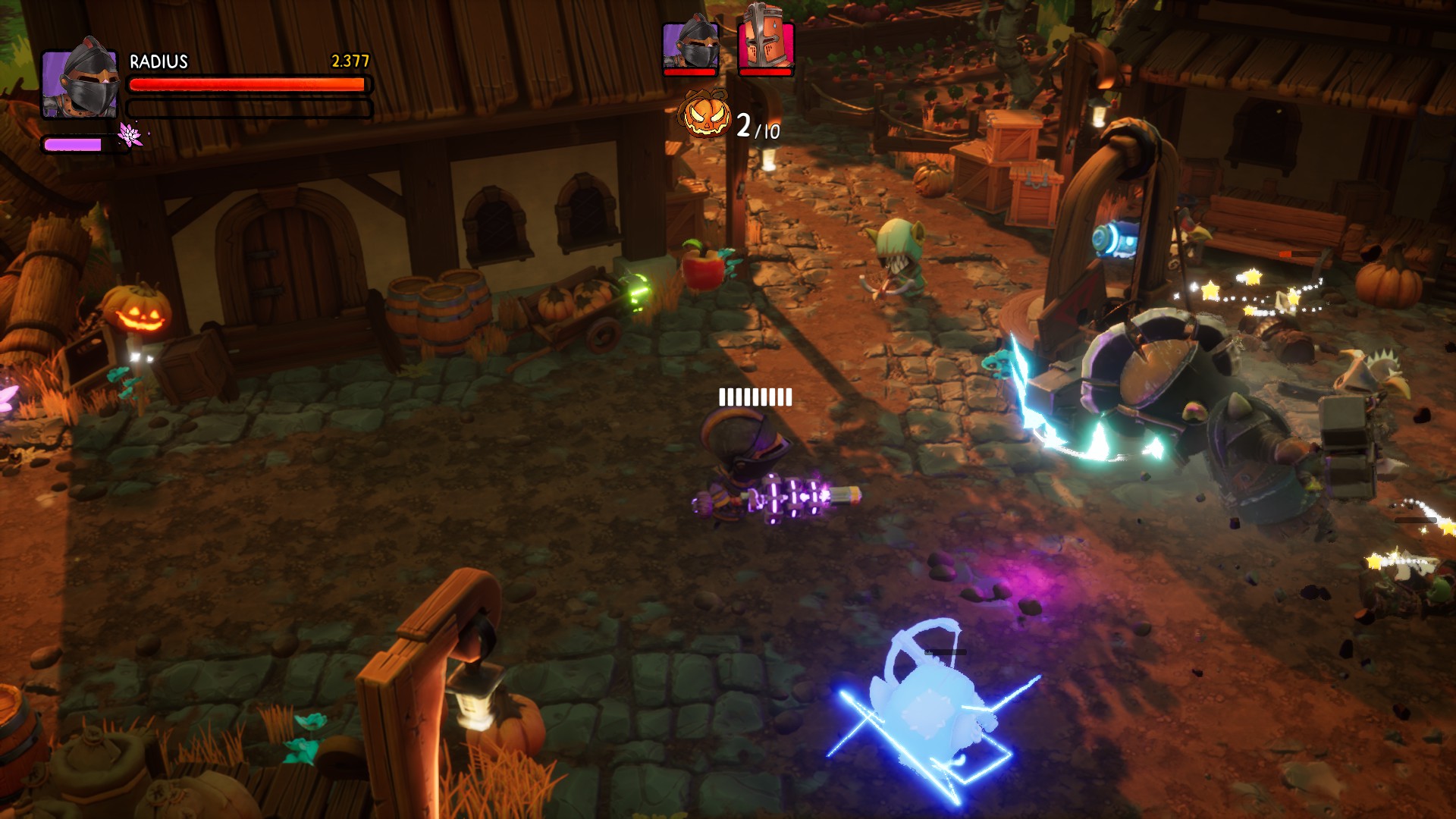 Big Helmet Heroes - Armi